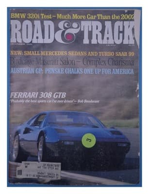 Road & Track December 1976 Ferrari 308 GTB Magazine - Image 1