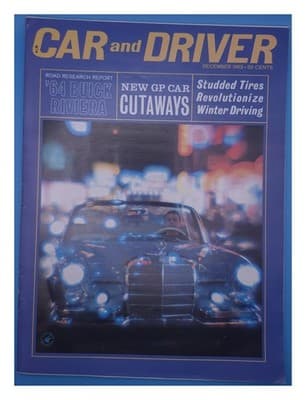 Car and Driver December 1963 Buick Riviera Magazine - Image 1