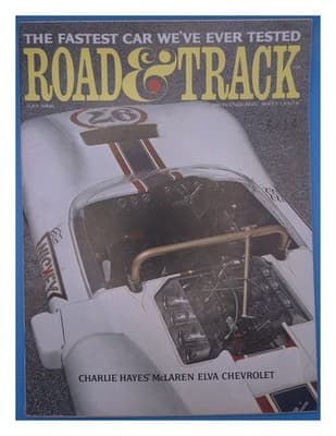 Road & Track July 1966 McLaren Elva Chevrolet Magazine - Image 1
