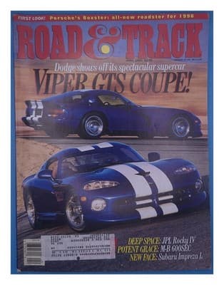 Road & Track April 1993 Viper GTS Coupe Porsche Boxster Magazine - Image 1