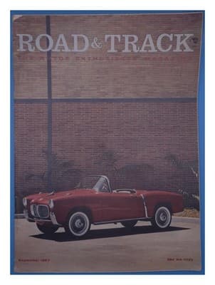 Road & Track September 1957 Motor Enthusiasts Magazine - Image 1