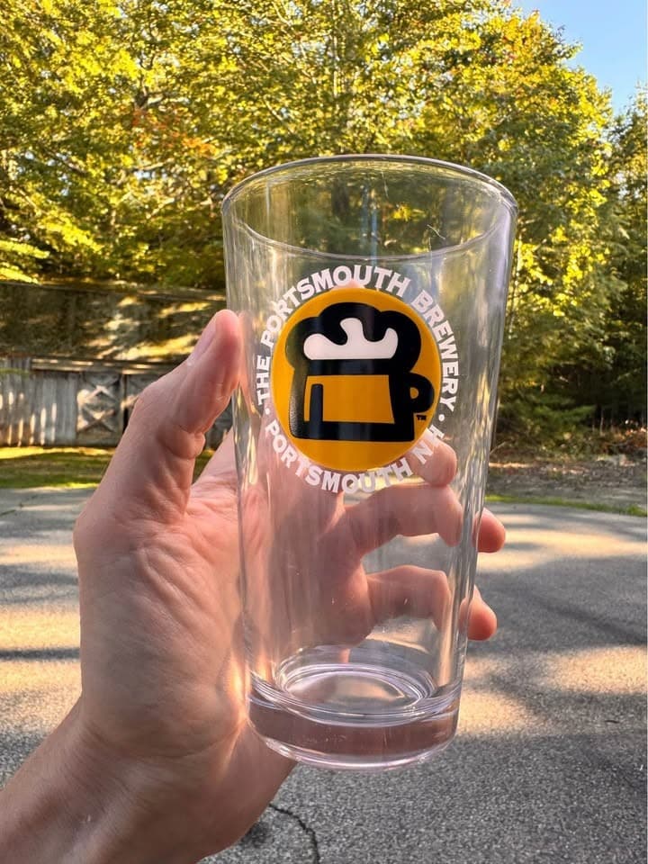 Portsmouth Brewery New Hampshire NH Collectible Pub Pint Glass New & Rare - Image 1