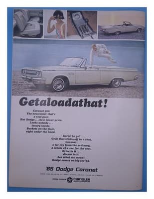 Car and Driver January 1965 Corvette Sting Ray Honda GP Magazine - Thumbnail 2