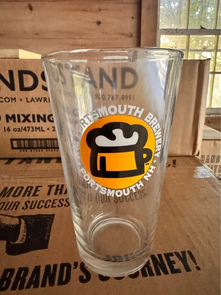Portsmouth Brewery New Hampshire NH Collectible Pub Pint Glass New & Rare - Thumbnail 2