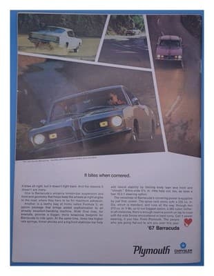 Car and Driver July 1967 Cougar XR-7 Jaguar 420 Magazine - Thumbnail 2