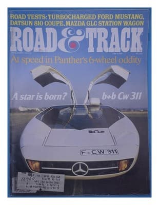 Road & Track January 1979 Star Born Mercedes Gullwing Car Magazine - Image 1