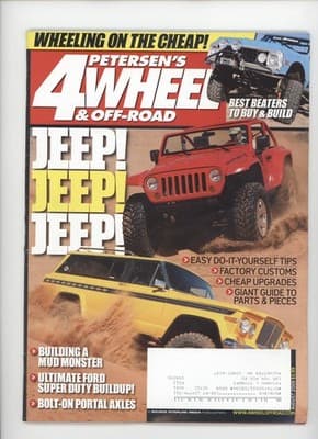 Petersen's 4Wheel & Off-Road August 2009 Jeep Magazine - Image 1