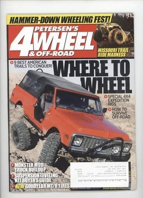 Petersen's 4-Wheel & Off-Road July 2009 Where to Wheel Magazine - Image 1
