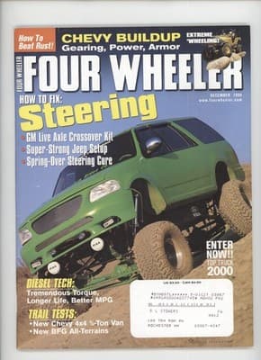 Four Wheeler December 1999 How to Beat Rust 4x4 Truck Magazine - Image 1