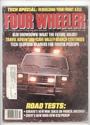 Four Wheeler March 1980 Rebuilding Front Axle Magazine - Image 1