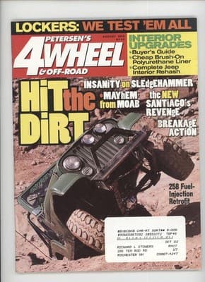 Petersen's 4-Wheel & Off-Road August 1999 Jeep Interior Rehash Magazine - Image 1