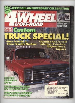 Petersen's 4 Wheel & Off-Road June 1990 Custom Truck Special Magazine - Image 1
