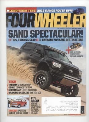 Four Wheeler March 2017 Sand Spectacular 4x4 Magazine - Image 1