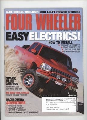 Four Wheeler October 2006 6.0L Diesel Power Stroke Magazine - Image 1