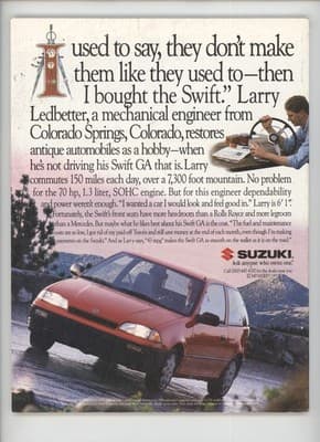 Road & Track November 1994 Camaro Mustang Car Magazine - Thumbnail 2