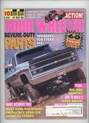 Four Wheeler August 1997 10 Best Buys in 4WD Isuzu Amigo Magazine - Image 1