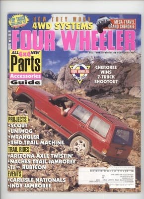Four Wheeler February 1997 Cherokee 4x4 Parts Guide Magazine - Image 1