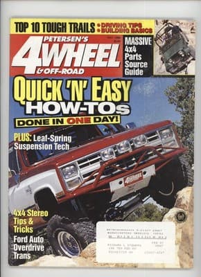 Petersen's 4-Wheel & Off-Road May 1996 Quick How-Tos 4x4 Truck Magazine - Image 1