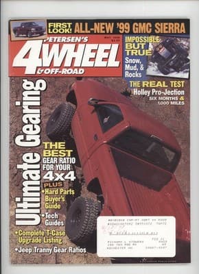 Petersen's 4-Wheel & Off-Road May 1998 GMC Sierra Magazine - Image 1