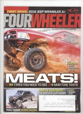 Four Wheeler April 2018 Jeep Wrangler JL Mud Tires Magazine - Image 1