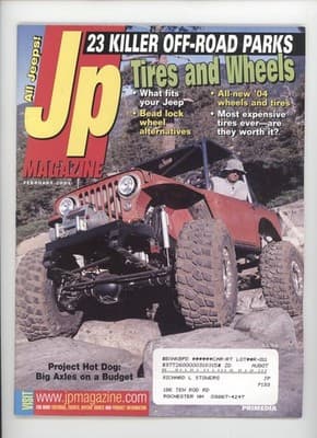 JP Magazine February 2004 Killer Off-Road Parks Jeep Magazine - Image 1
