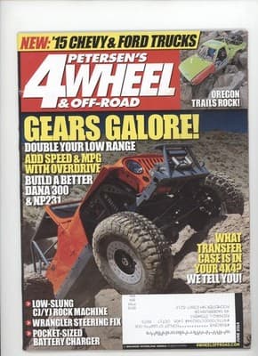 Petersen's 4-Wheel & Off-Road June 2014 Chevy Ford Trucks Magazine - Image 1