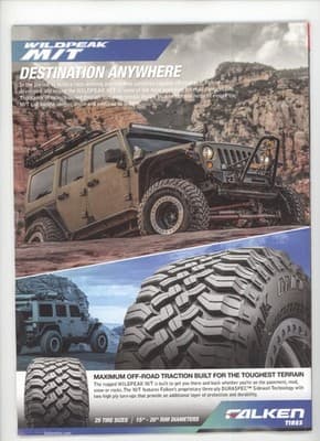 Four Wheeler April 2018 Jeep Wrangler JL Mud Tires Magazine - Thumbnail 2