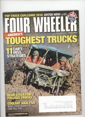 Four Wheeler November 2009 Toughest Trucks Magazine - Image 1