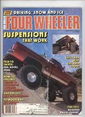 Four Wheeler March 1988 Suspensions That Work 4x4 Truck Magazine - Image 1
