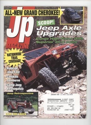 JP Magazine January 1999 All-New Grand Cherokee Jeep Magazine - Image 1