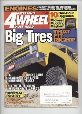 Petersen's 4-Wheel & Off-Road July 1998 Big Tires Magazine - Image 1