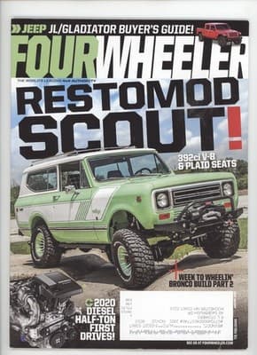 Four Wheeler January 2020 Jeep Gladiator Restomod Scout Magazine - Image 1