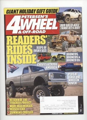 Petersen's 4-Wheel & Off-Road February 2016 Readers' Rides Magazine - Image 1