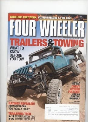 Four Wheeler July 2009 Trailers & Towing Jeep Magazine - Image 1