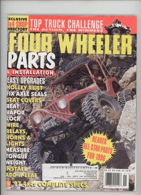 Four Wheeler November 1996 Parts Installation 4x4 Shop Magazine - Image 1