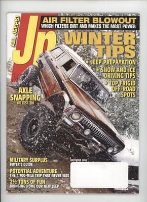 Jp November 2006 Jeep Air Filter Winter Tips Magazine - Image 1