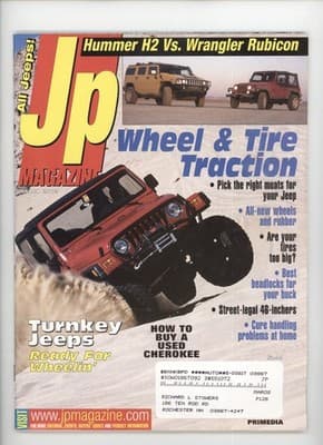 JP Magazine March 2003 Hummer H2 Vs Wrangler Rubicon Jeep Magazine - Image 1