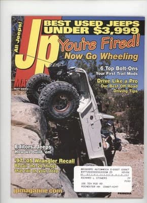 JP Magazine May 2005 Best Used Jeeps Bolt-Ons Magazine - Image 1