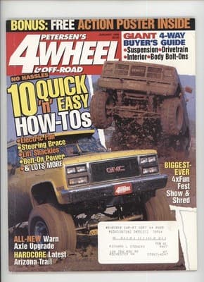 Petersen's 4 Wheel & Off-Road January 1998 Buyer's Guide Magazine - Image 1