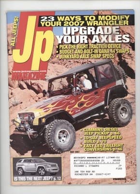 JP Magazine May 2007 Jeep Wrangler Modification Axle Swap - Image 1