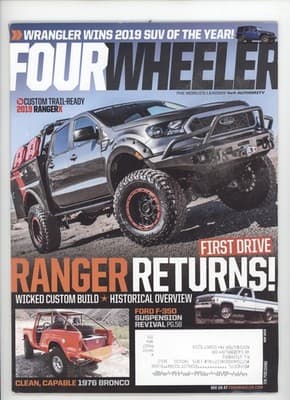 Four Wheeler May 2019 Ford Ranger Wrangler Bronco Magazine - Image 1