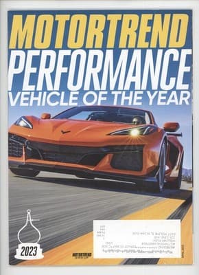 Motor Trend April 2023 Performance Vehicle of the Year Magazine - Image 1
