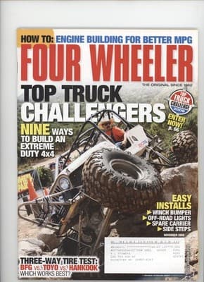 Four Wheeler November 2008 Top Truck Challenge 4x4 Magazine - Image 1
