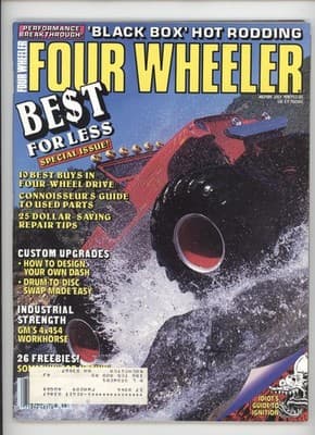 Four Wheeler July 1987 Performance Breakthrough Best Buys Magazine - Image 1