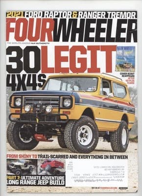 Four Wheeler July 2021 Ford Raptor Ranger Tremor Magazine - Image 1