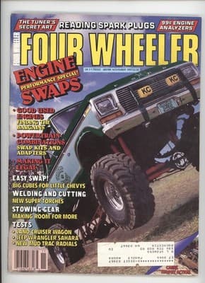 Four Wheeler November 1987 Engine Swaps Jeep Wrangler Magazine - Image 1