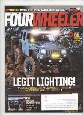 Four Wheeler October 2017 Ram 1500 Rebel Towing Magazine - Image 1