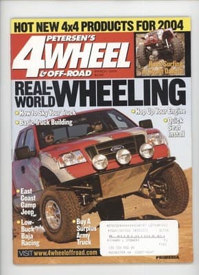 Petersen's 4 Wheel & Off-Road March 2004 Hot New 4x4 Products Magazine - Image 1