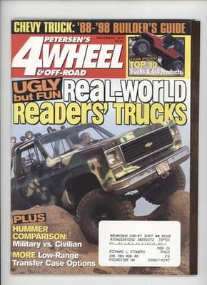 Petersen's 4-Wheel & Off-Road December 1998 Readers' Trucks Magazine - Image 1