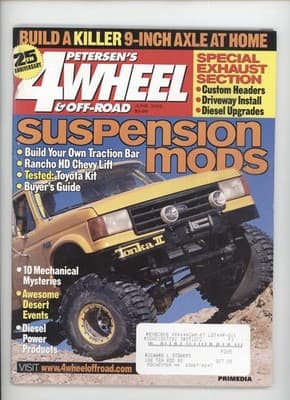 Petersen's 4-Wheel & Off-Road June 2002 Tonka Ford Truck Magazine - Image 1